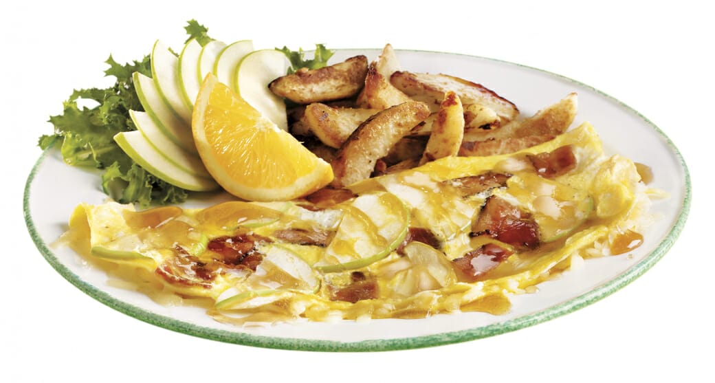 Omelette printanière à l'érable