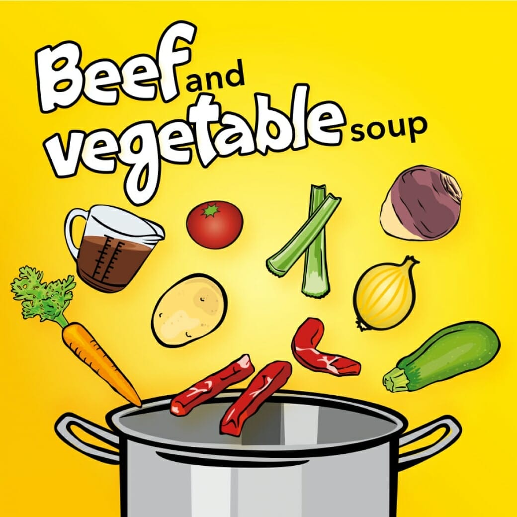 Beef and vegetable soup