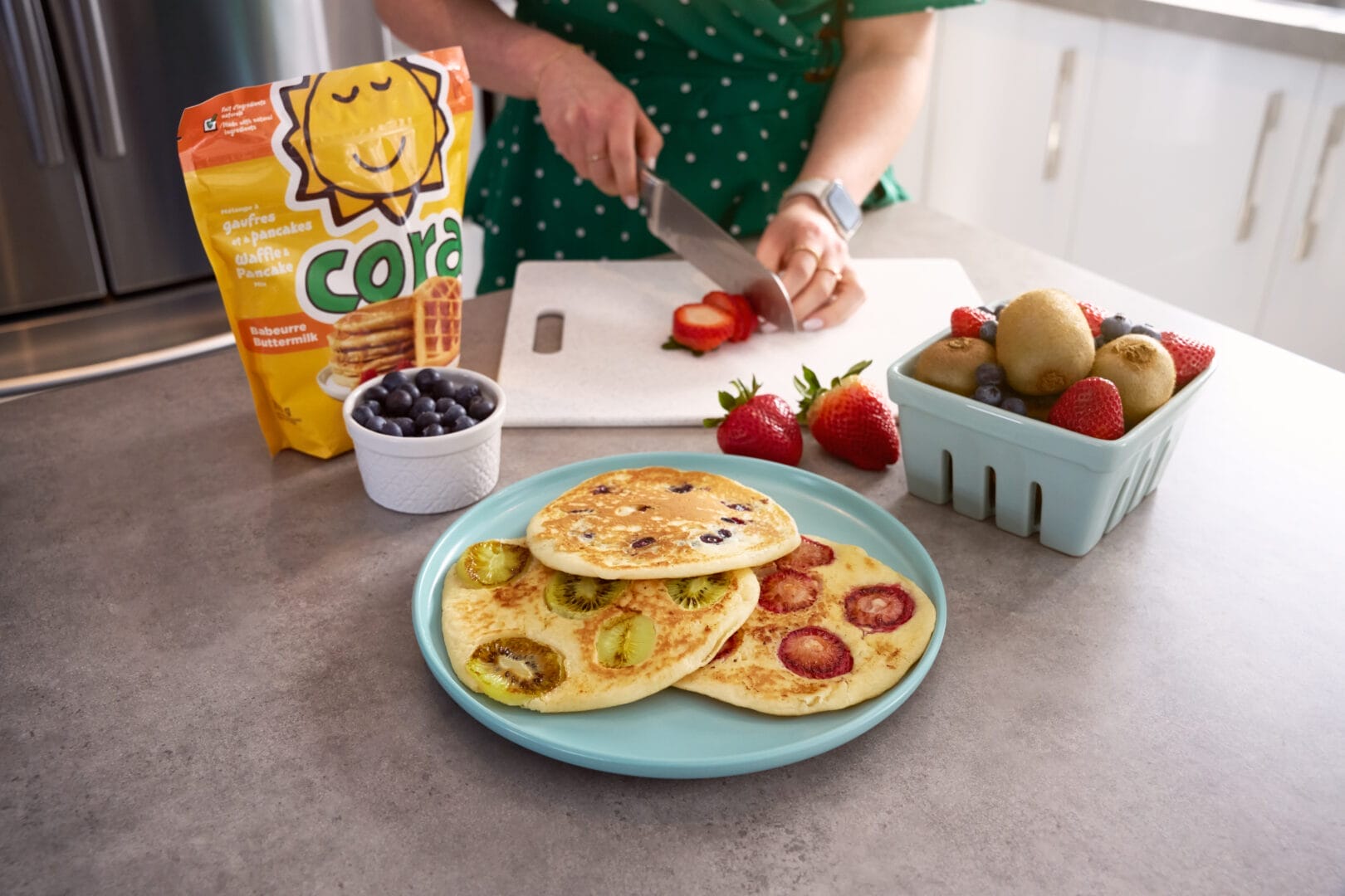 Fruit pancakes