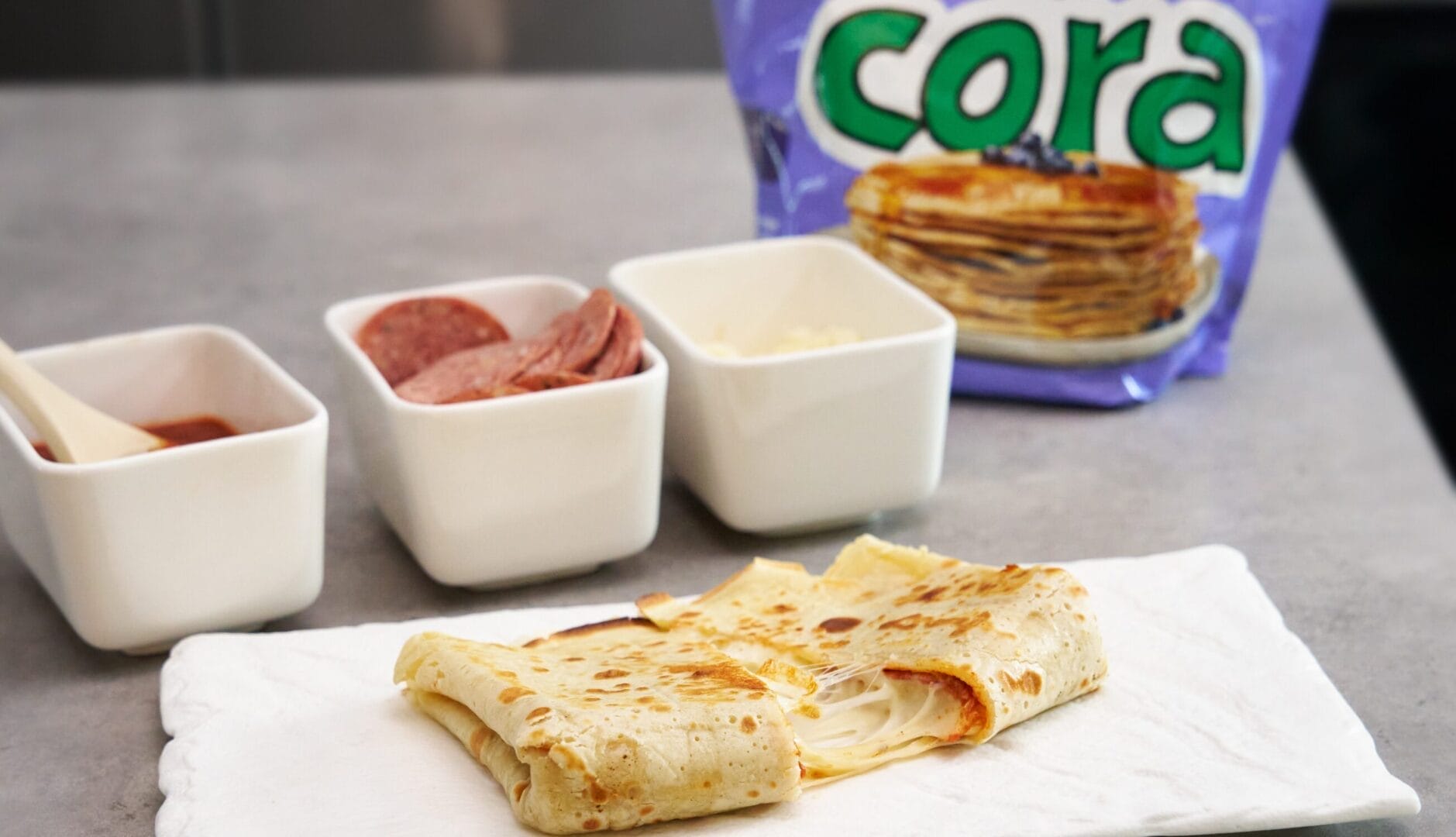 Crêpes pizza